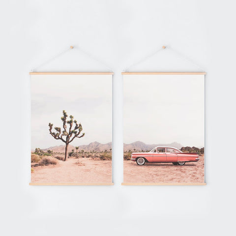 Set of 2 Joshua Tree desert prints, Digital Downloads, Printable Wall Art, Boho Decor