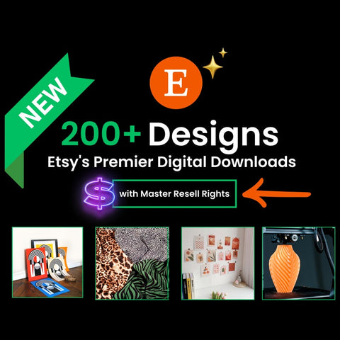 Digital Products Digital Downloads Best Sellers To Sell On Etsy With Master Resell Rights Included! Midjourney Prompts AI Prompts