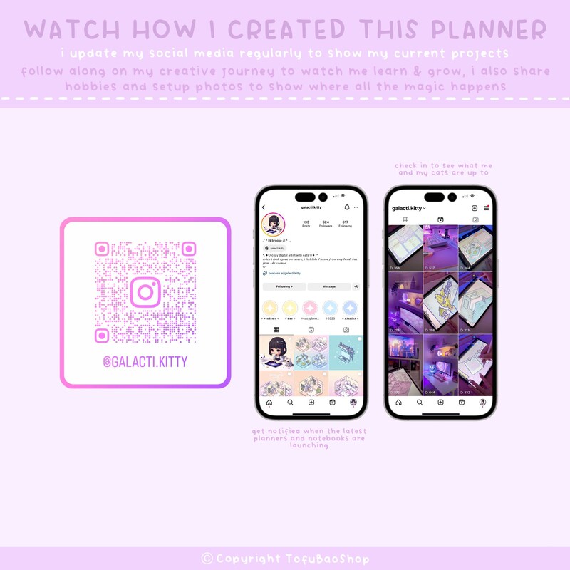 THE COZY PLANNER, Digital Planner, Kawaii Digital Planner, Cute Digital Planner, Digital Planner Cute, Cute Planner, 2024 Digital Planner