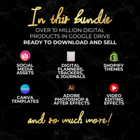 10M+ Ultimate Resell Digital Products Bundle Ideal for Passive Income, Featuring Private Label Rights & Master Resell Rights (MRR) (PLR)