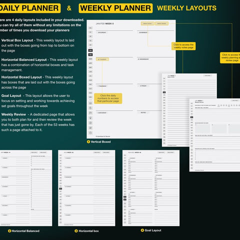 Ultimate reMarkable 2 planner Productivity Bundle, 2024 2025, reMarkable 2 Templates, remarkable templates, remarkable tablet