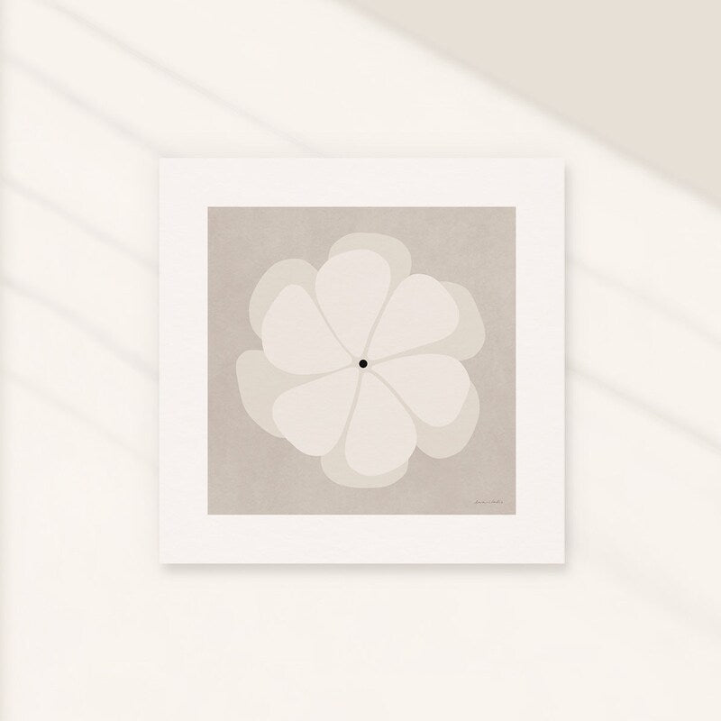 Fleur Pure No 05 · 60 x 60 cm · Digital Download · Minimalist Art · Botany · Flower Print · also very beautiful as a series of 2, 3 or 4