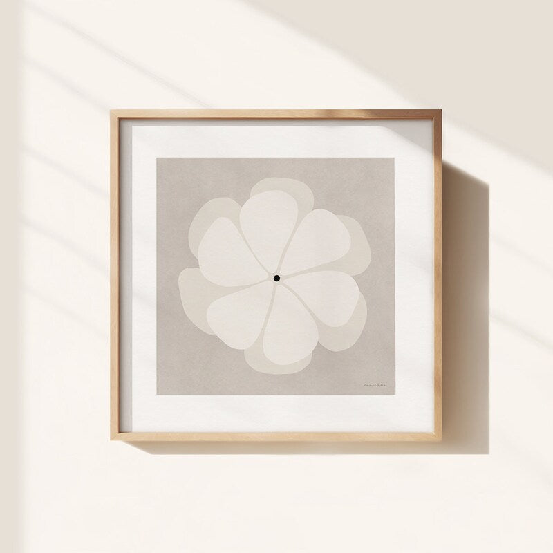 Fleur Pure No 05 · 60 x 60 cm · Digital Download · Minimalist Art · Botany · Flower Print · also very beautiful as a series of 2, 3 or 4