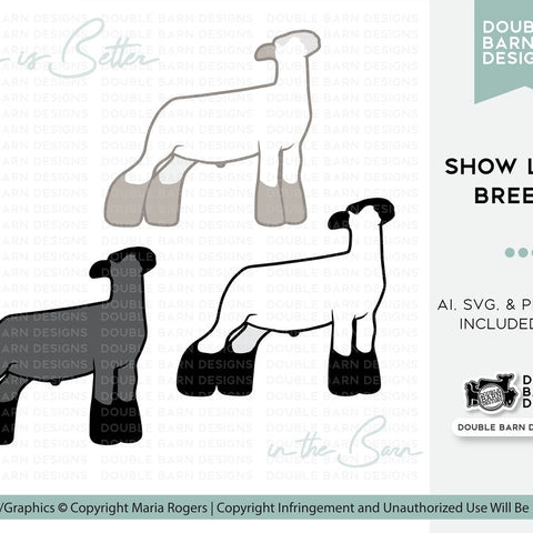 Show Lamb Breeds | Digital Download | AI SVG PNG