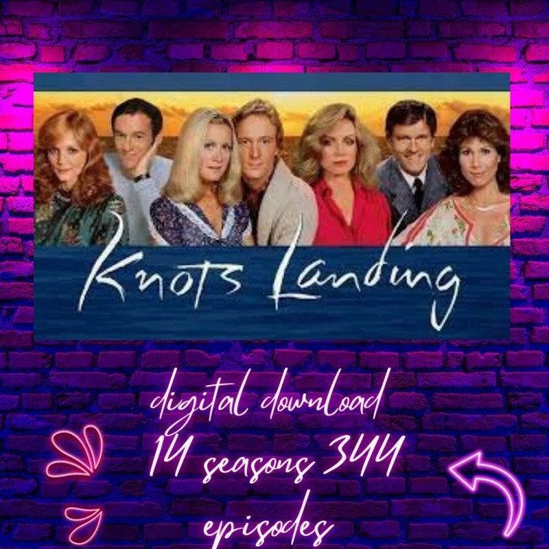 Knots Landing Complete TV Series , Digital Download , Old TV Series , Dallas