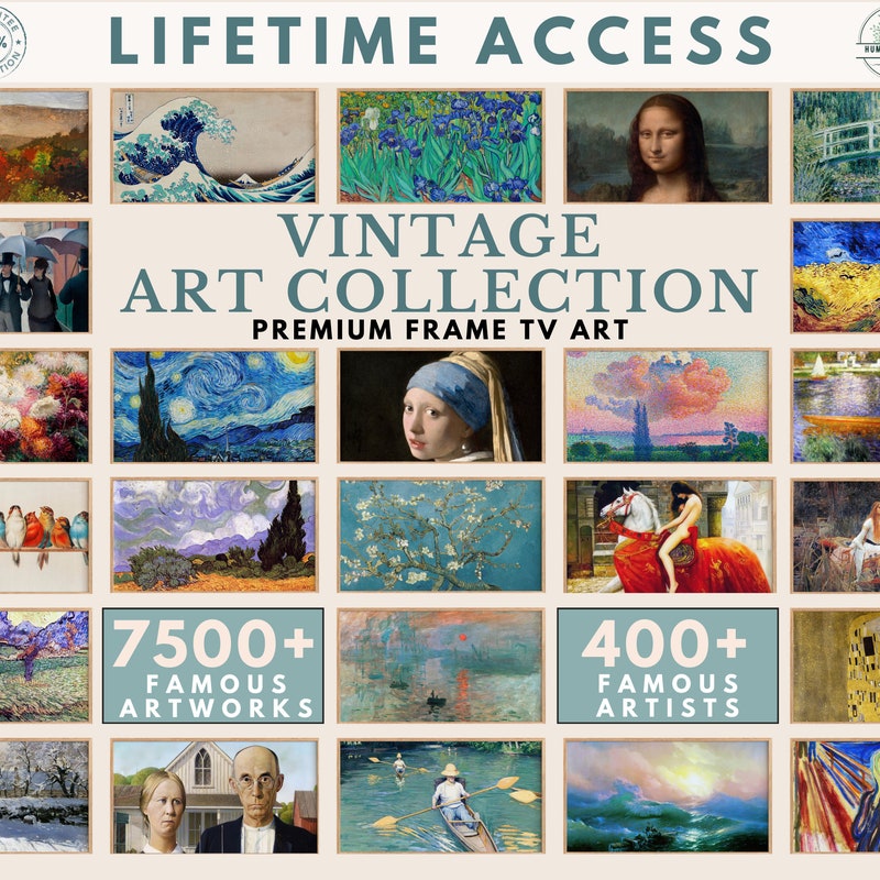 Samsung Frame TV Art Set 10,000+, Vintage TV Art, Entire Shop Bundle, Art for TV, Holiday Tv Art, Samsung Frame Art, Digital Download